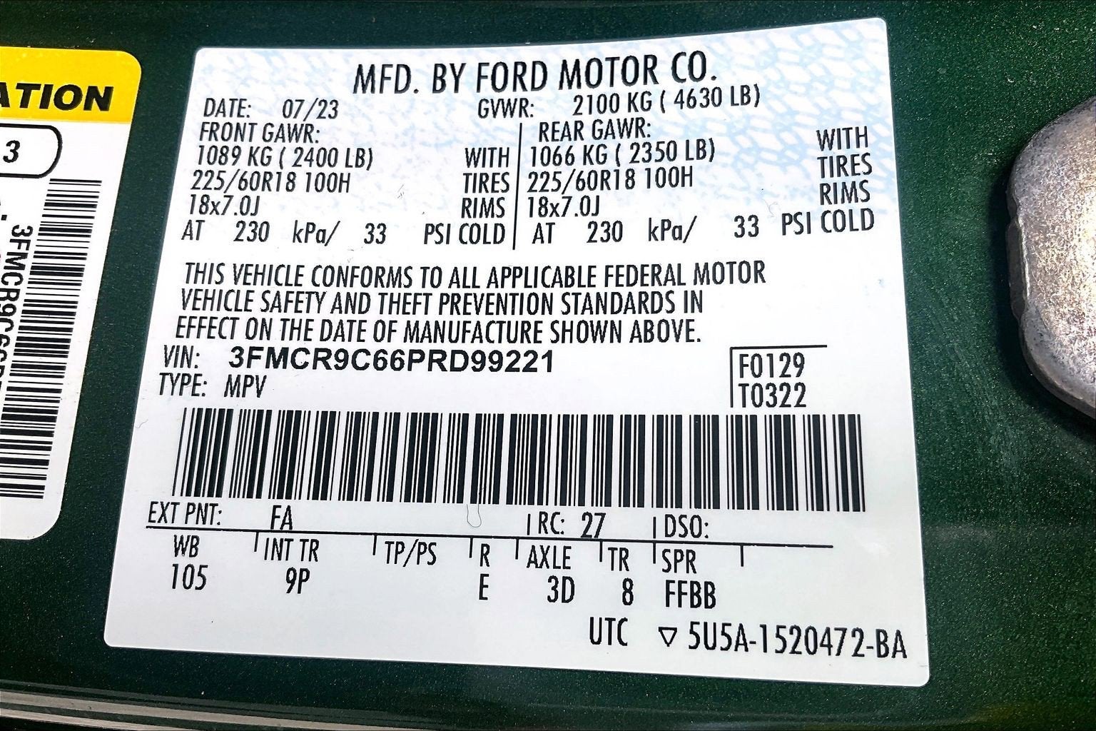 2023 Ford Bronco Sport Outer Banks LUXURY SUV