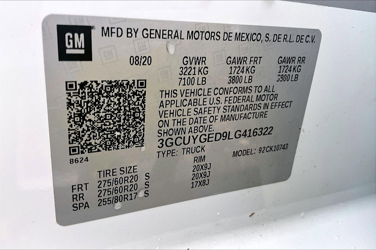 2020 Chevrolet Silverado 1500 LTZ