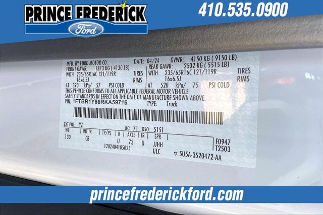 2024 Ford Transit Cargo Van 2500