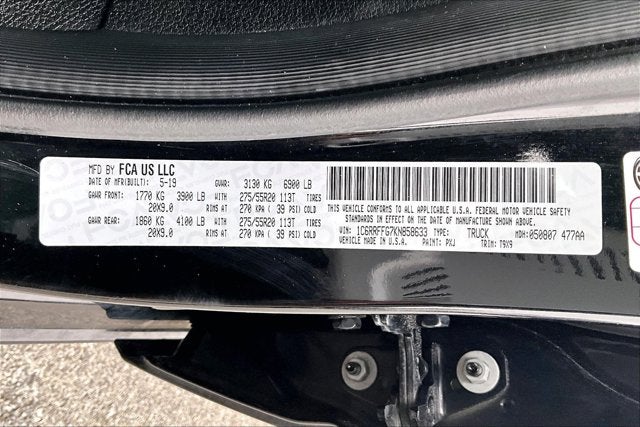 2019 RAM 1500 Big Horn/Lone Star