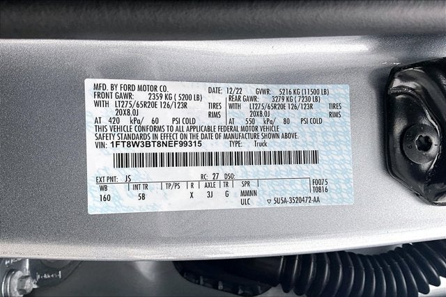 2022 Ford Super Duty F-350 SRW LARIAT