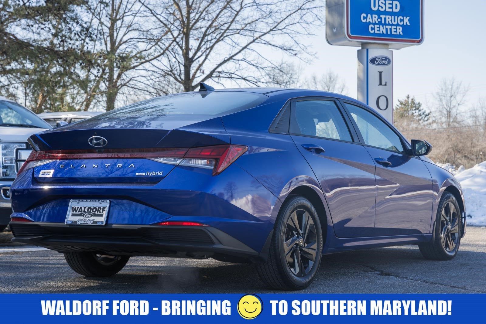 2021 Hyundai Elantra Hybrid Blue