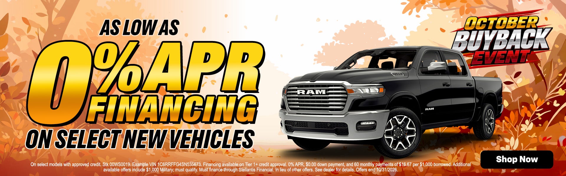 0% APR Financing