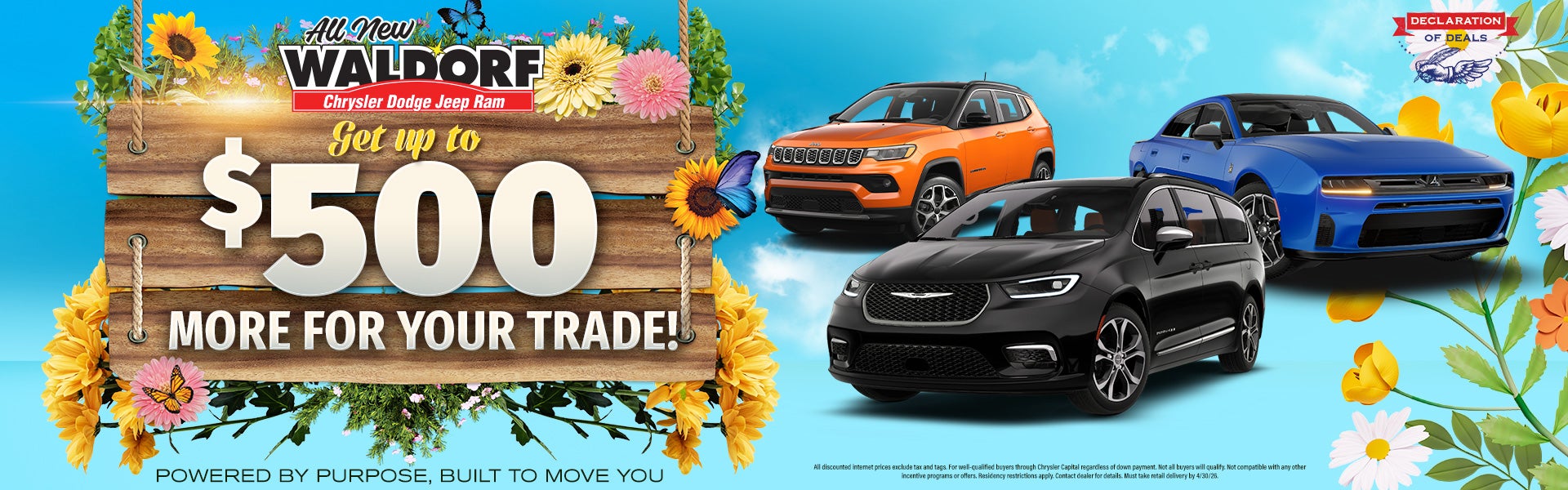 $500 more for your trade