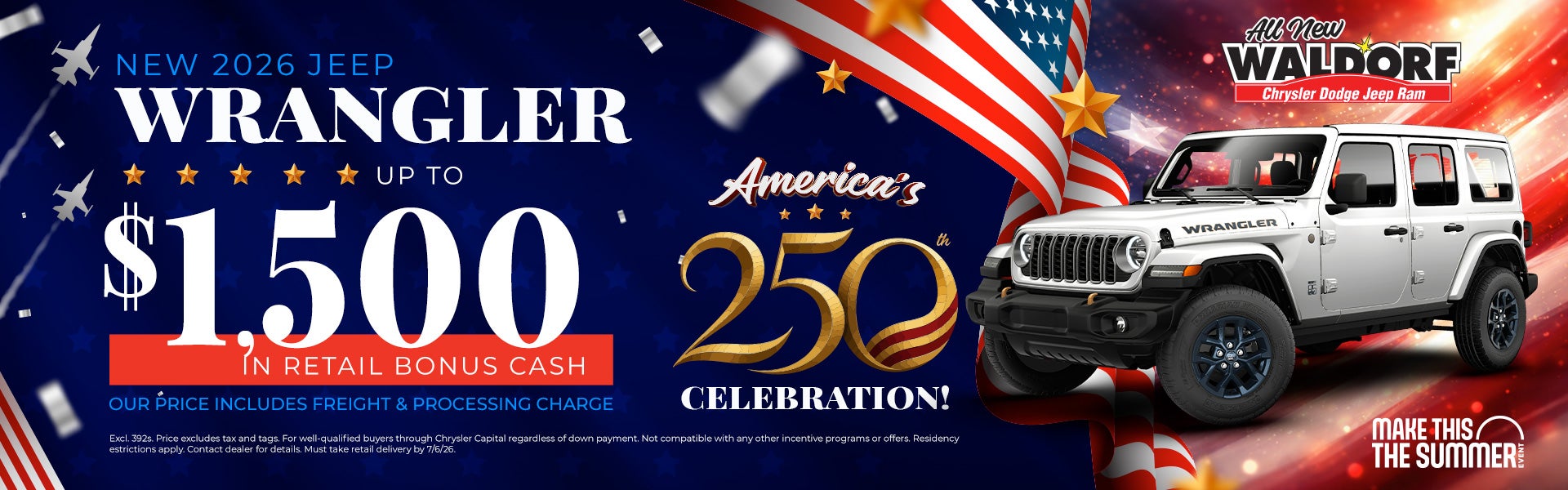 Up to $1500 in RBC on Wranglers