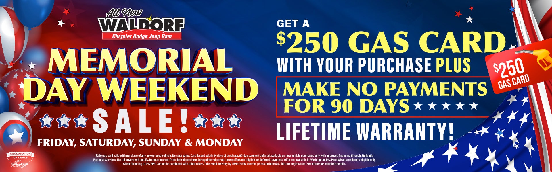 Memorial Day Sale!